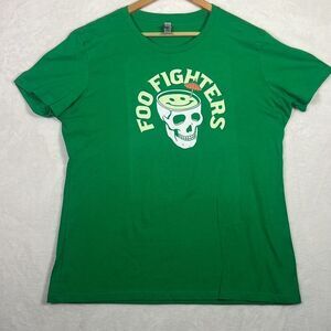 Foo Fighters tiki drink skull happy face band concert merch T-shirt‎ women XXL